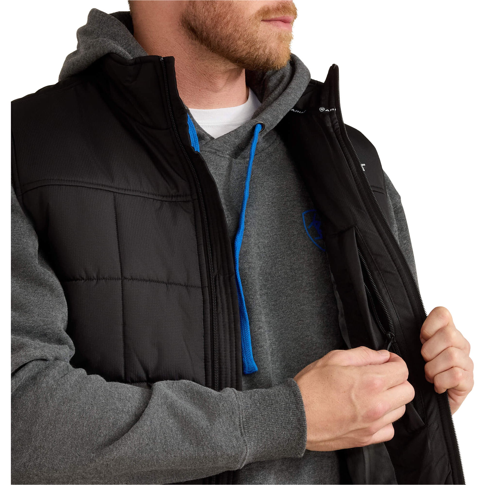 2026 Ariat Mens Crius Insulated Vest 10011523 - Black